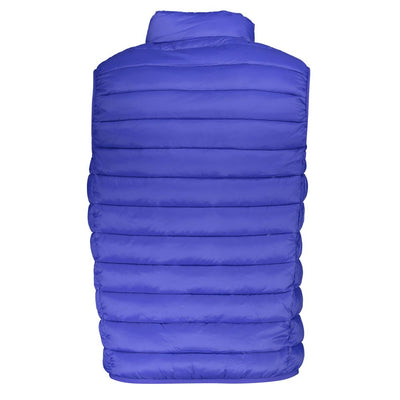 Noorwegen 1963 Strak mouwloos blauw jasje