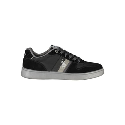 US POLO ASSN. Zwarte polyethyleen herensneaker