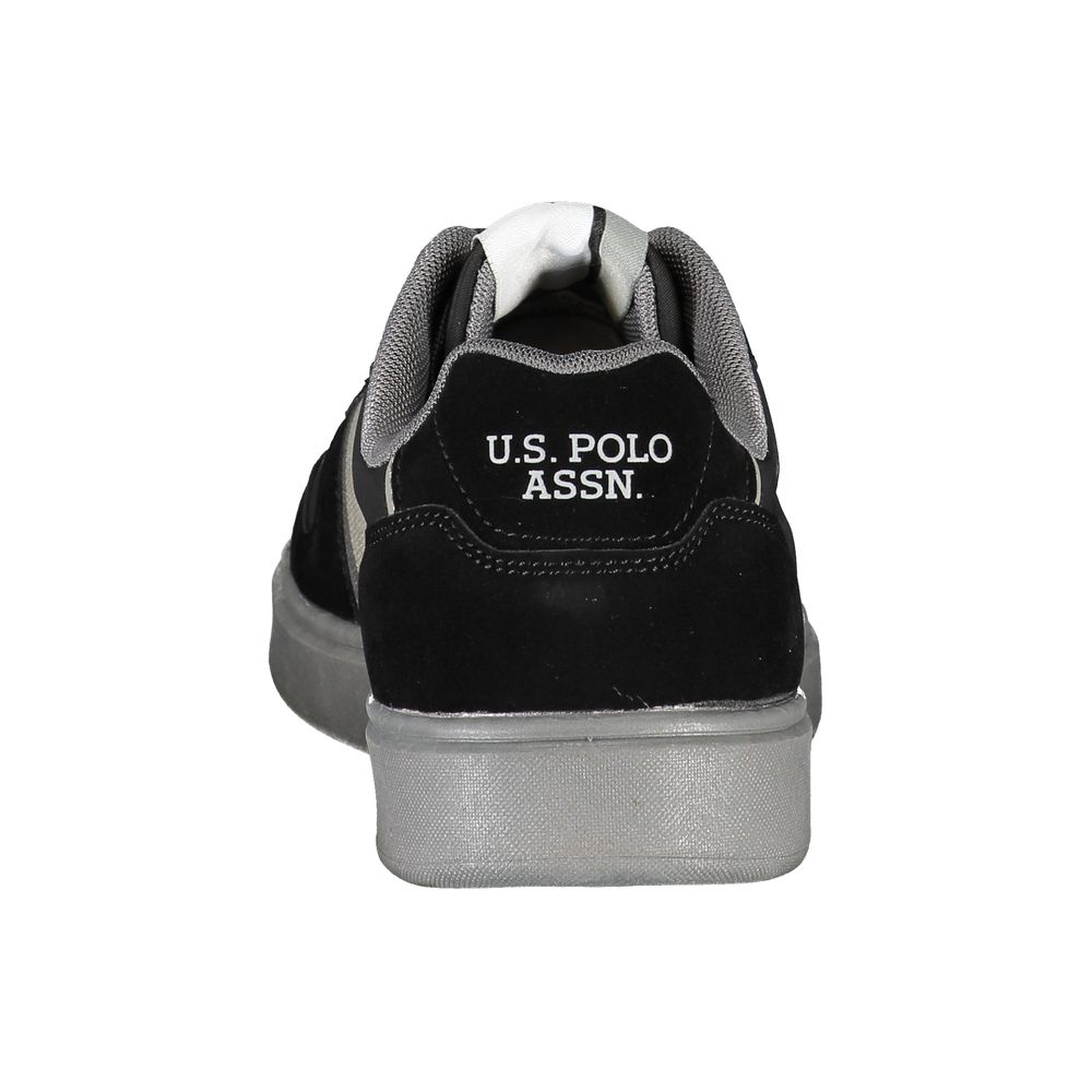 US POLO ASSN. Zwarte polyethyleen herensneaker