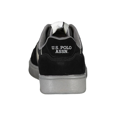 US POLO ASSN. Zwarte polyethyleen herensneaker