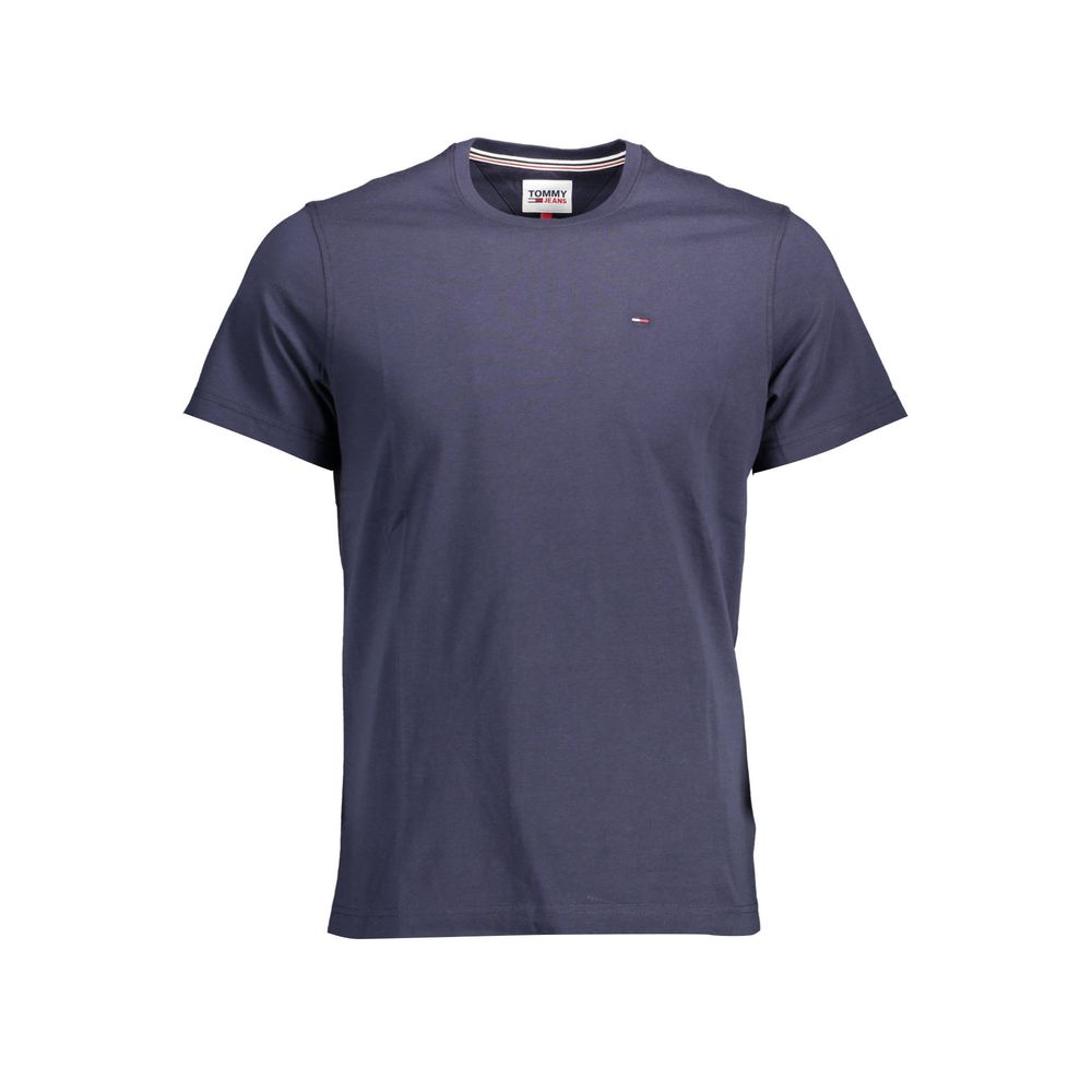 Camiseta de algodón azul Tommy Hilfiger
