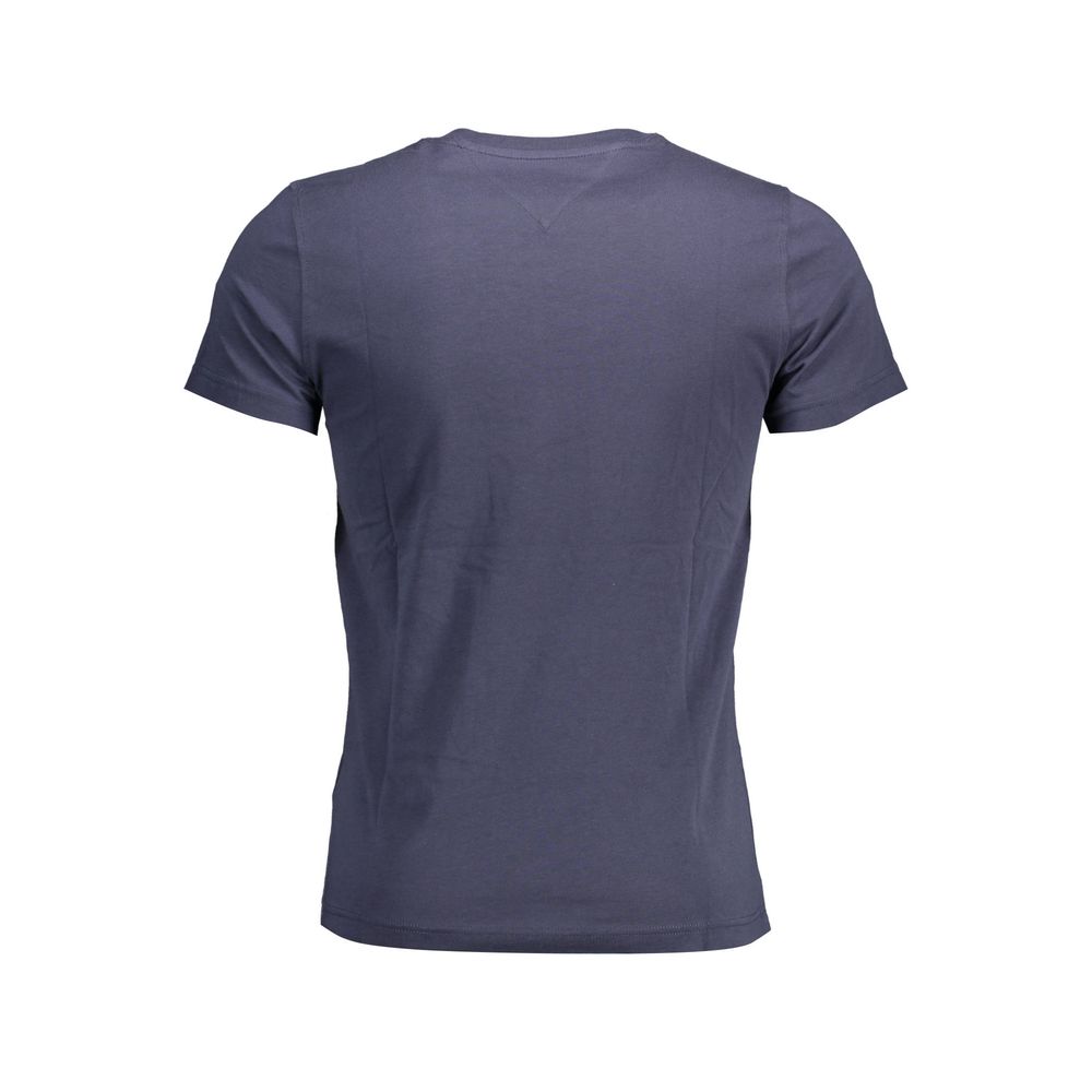 Camiseta de algodón azul Tommy Hilfiger