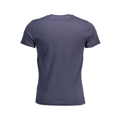 Camiseta de algodón azul Tommy Hilfiger