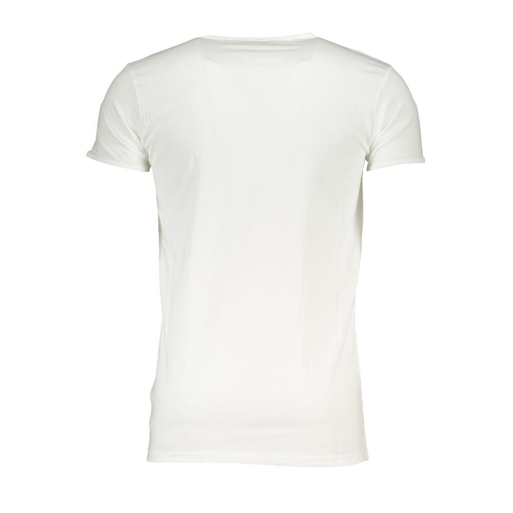 Camiseta de algodón blanca Cavalli Class
