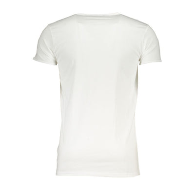 Camiseta de algodón blanca Cavalli Class