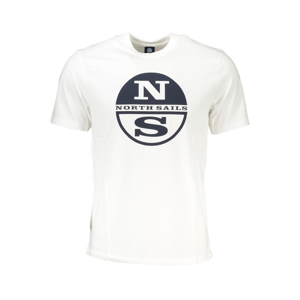 North Sails Wit Katoenen T-shirt