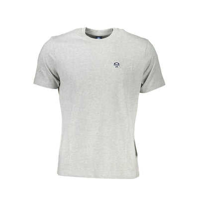 North Sails Brown Cotton Men T-Shirt