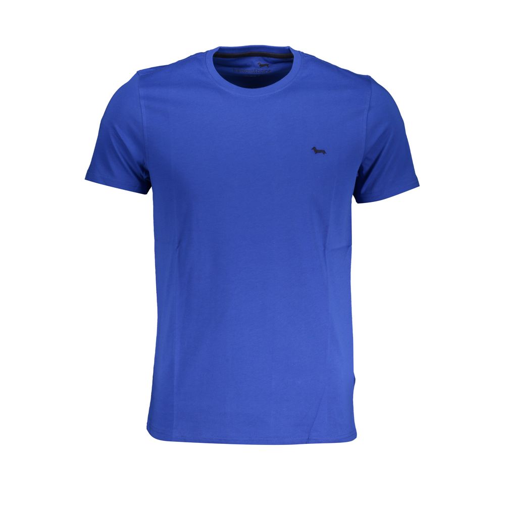 Camiseta de algodón azul Harmont & Blaine