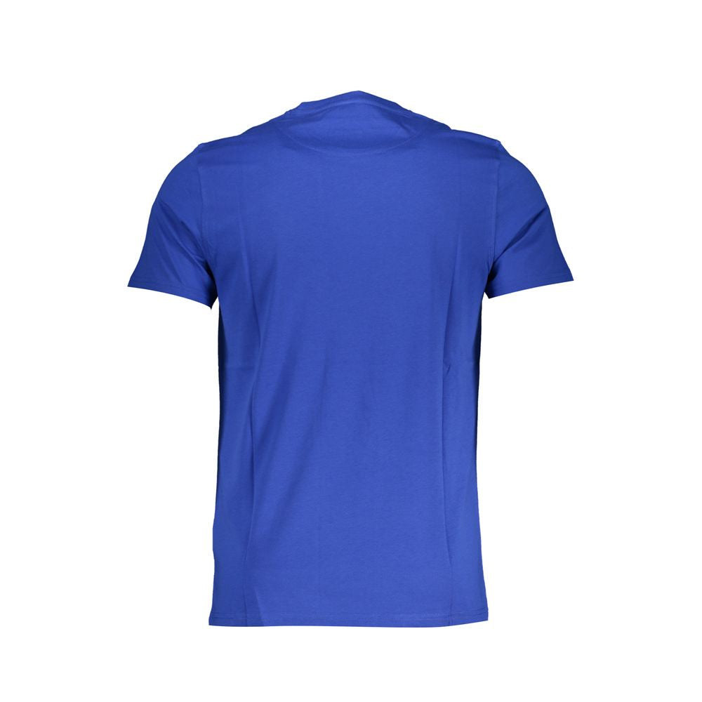 Camiseta de algodón azul Harmont & Blaine