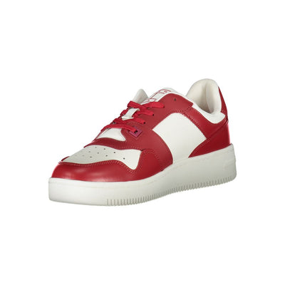 Tommy Hilfiger roze leren herensneaker