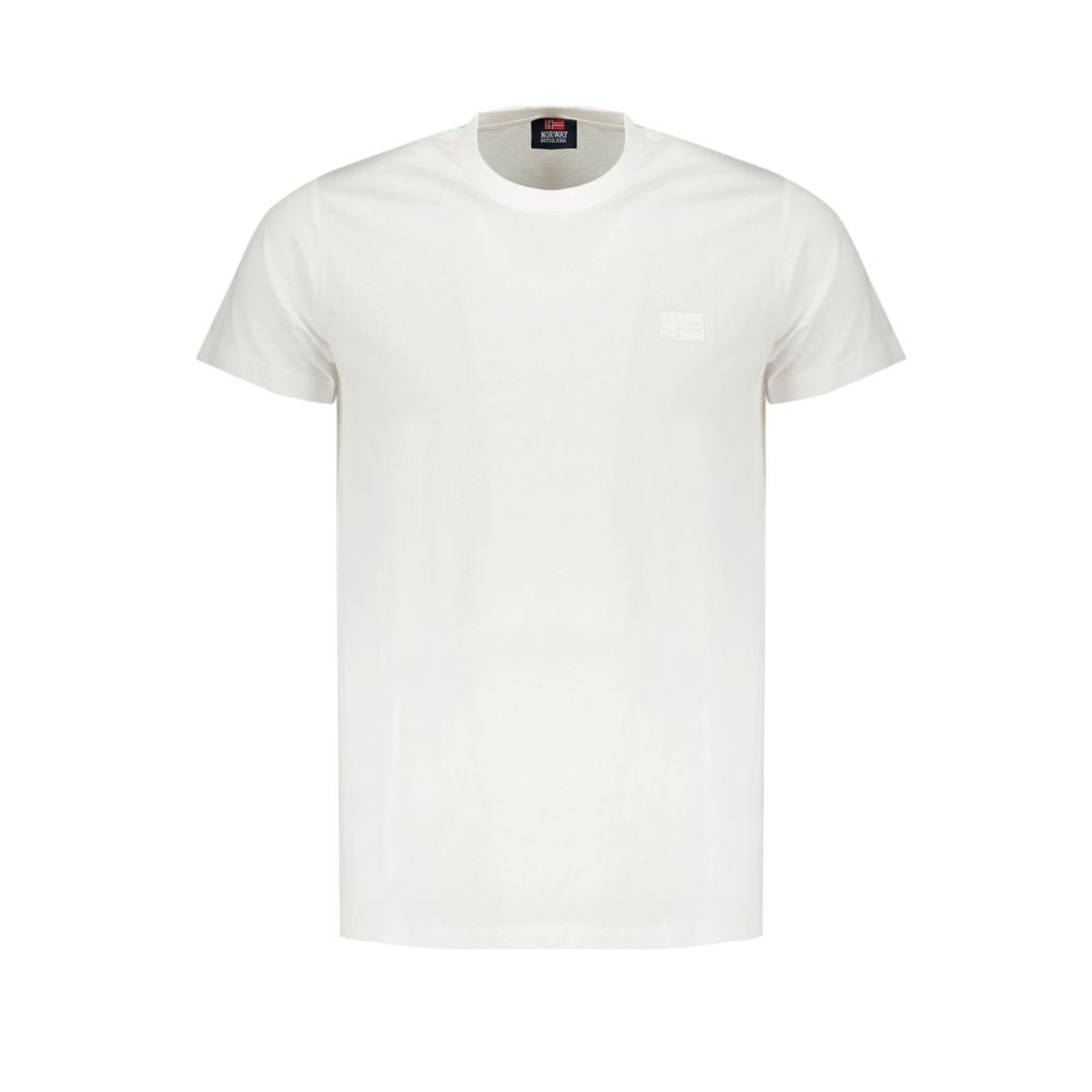 T-shirt en coton blanc Norvège 1963