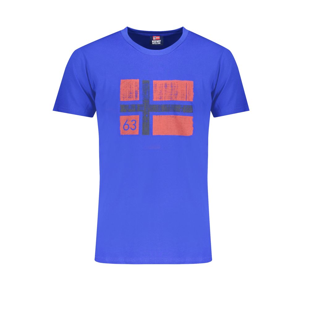 T-shirt bleu en coton Norvège 1963