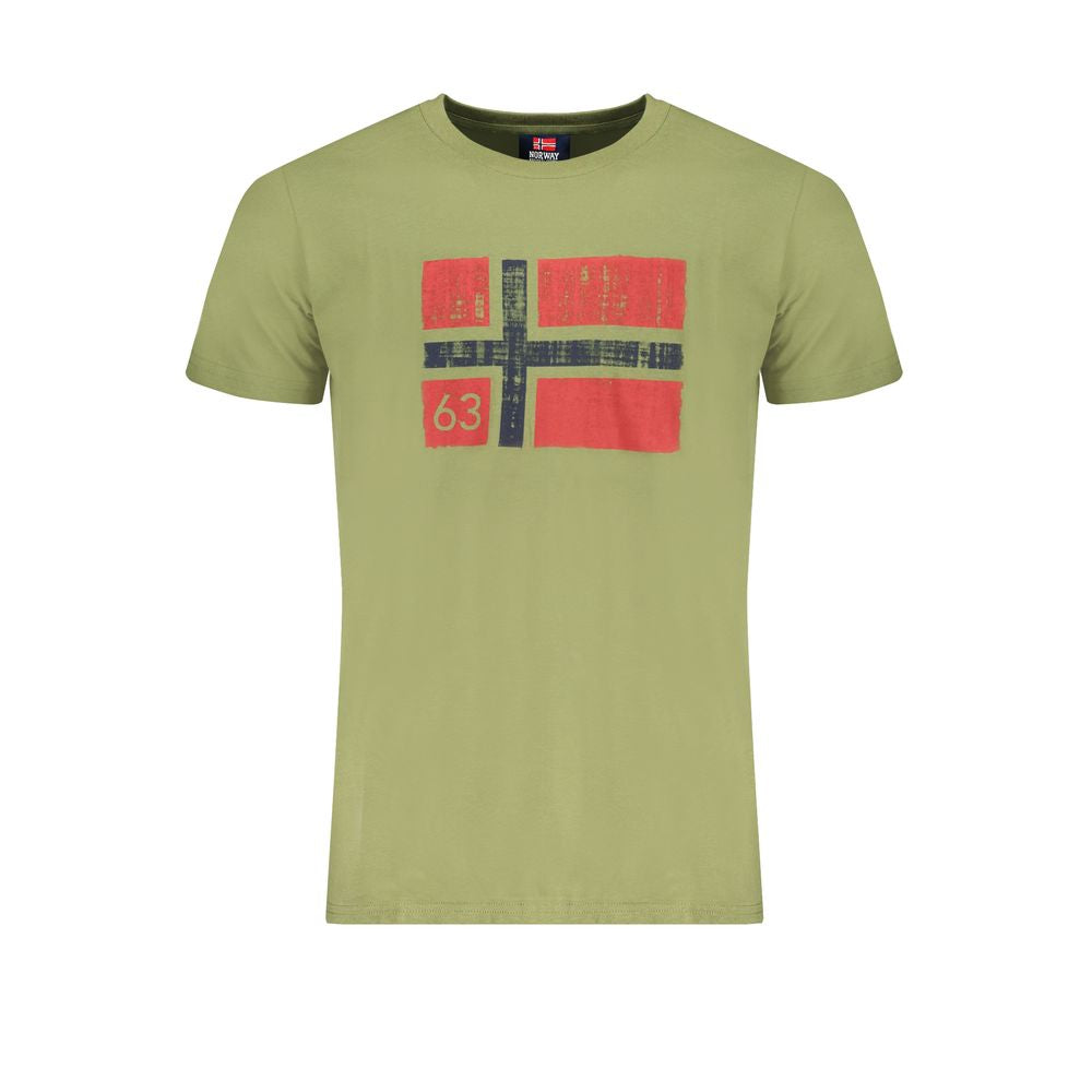 T-shirt en coton vert Norvège 1963