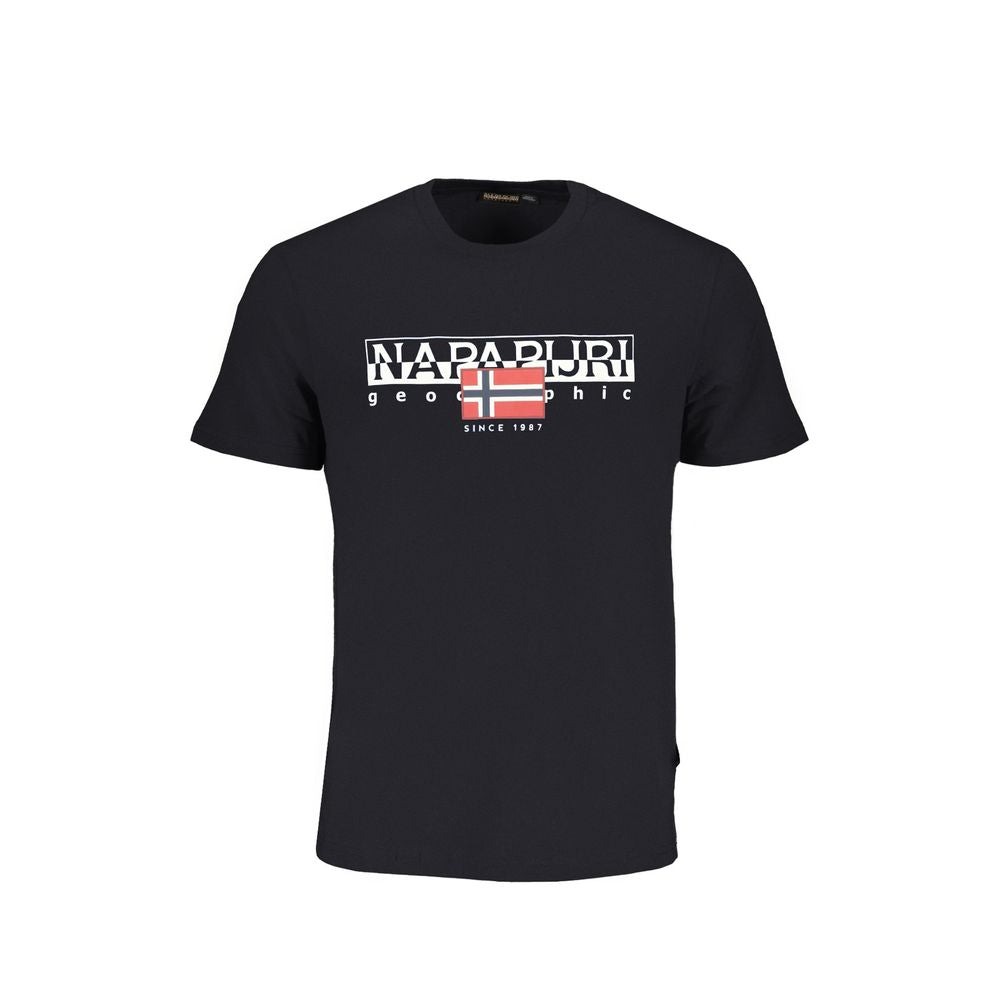 Napapijri Zwart Katoenen T-shirt