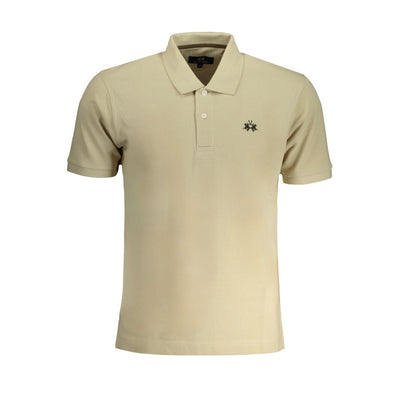 Polo La Martina en coton beige