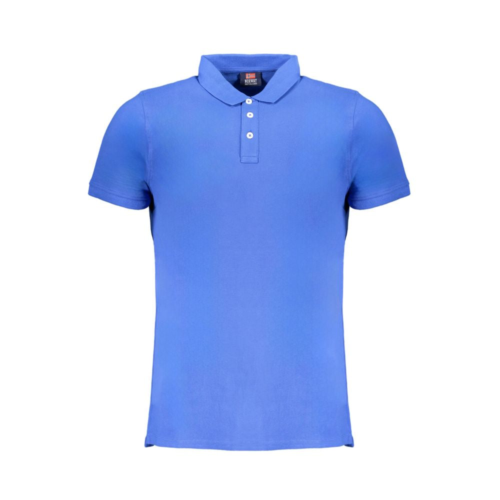 Noorwegen 1963 Blauw Katoenen Poloshirt