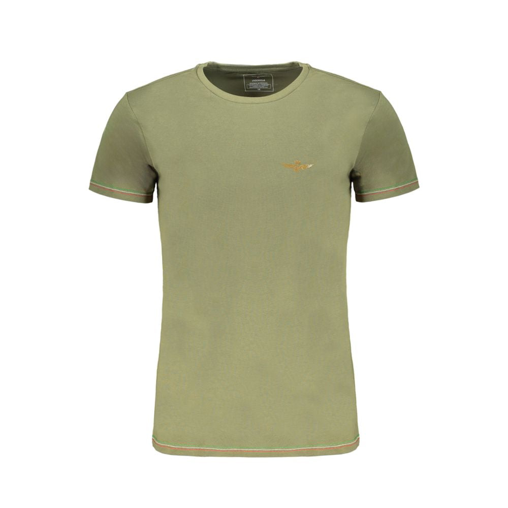 T-shirt en coton vert Aeronautica Militare