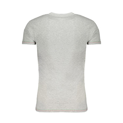 T-shirt homme en coton marron Aeronautica Militare