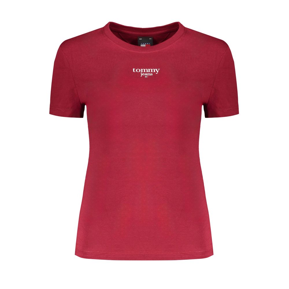 Hauts et t-shirts en coton rouge Tommy Hilfiger