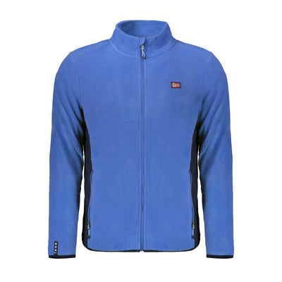 Pull homme bleu en polyester Norvège 1963