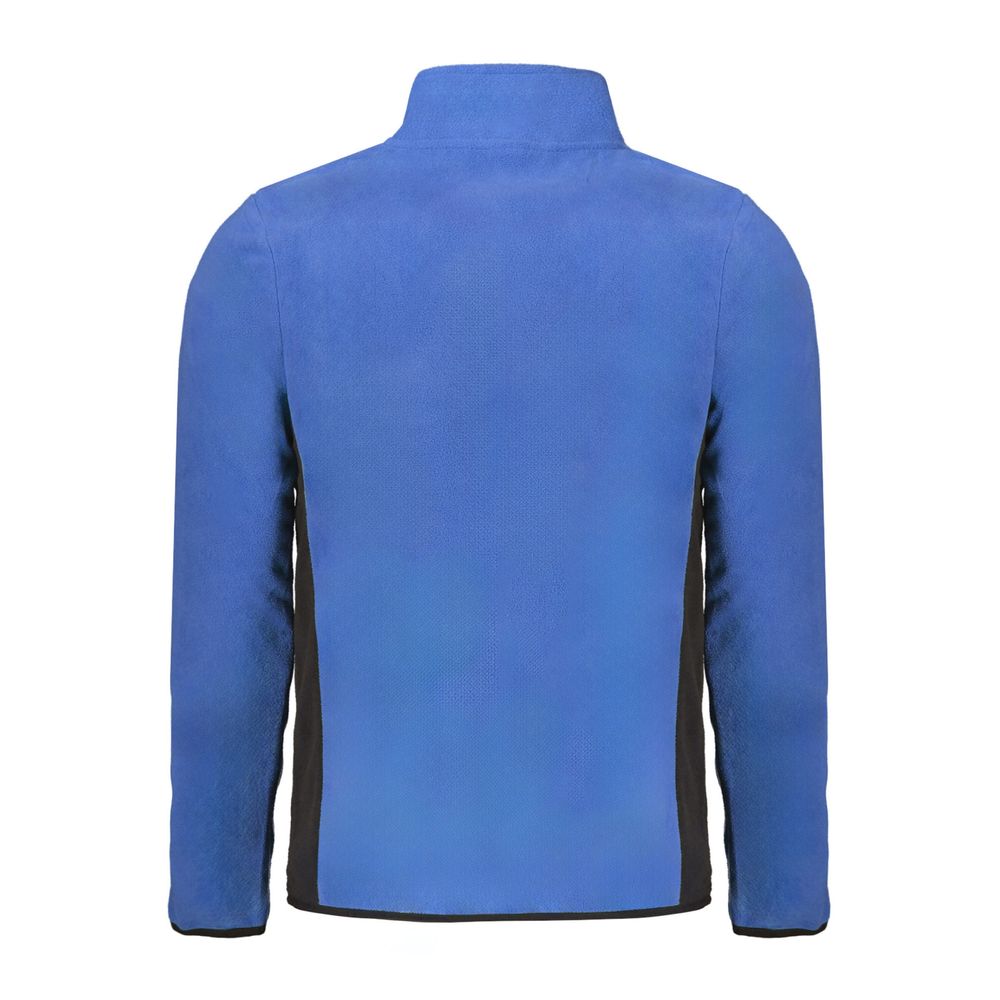 Pull homme bleu en polyester Norvège 1963