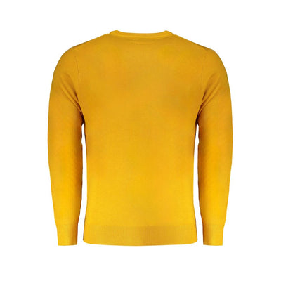 Pull en laine jaune pour homme, Norvège 1963