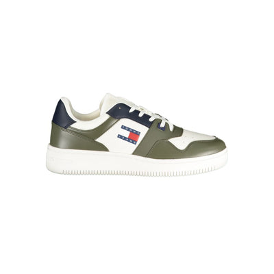 Tommy Hilfiger Groene Leren Heren Sneaker
