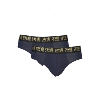Cavalli Class Blauw Katoenen Herenondergoed