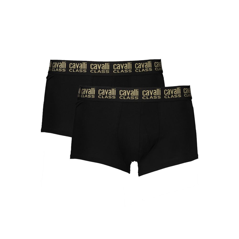 Cavalli Class Zwarte Katoenen Heren Boxer