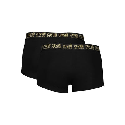 Cavalli Class Zwarte Katoenen Heren Boxer