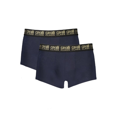 Cavalli Class Blauwe Katoenen Heren Boxer
