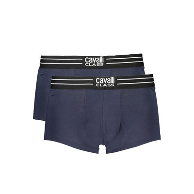 Cavalli Class Blauwe Katoenen Heren Boxer