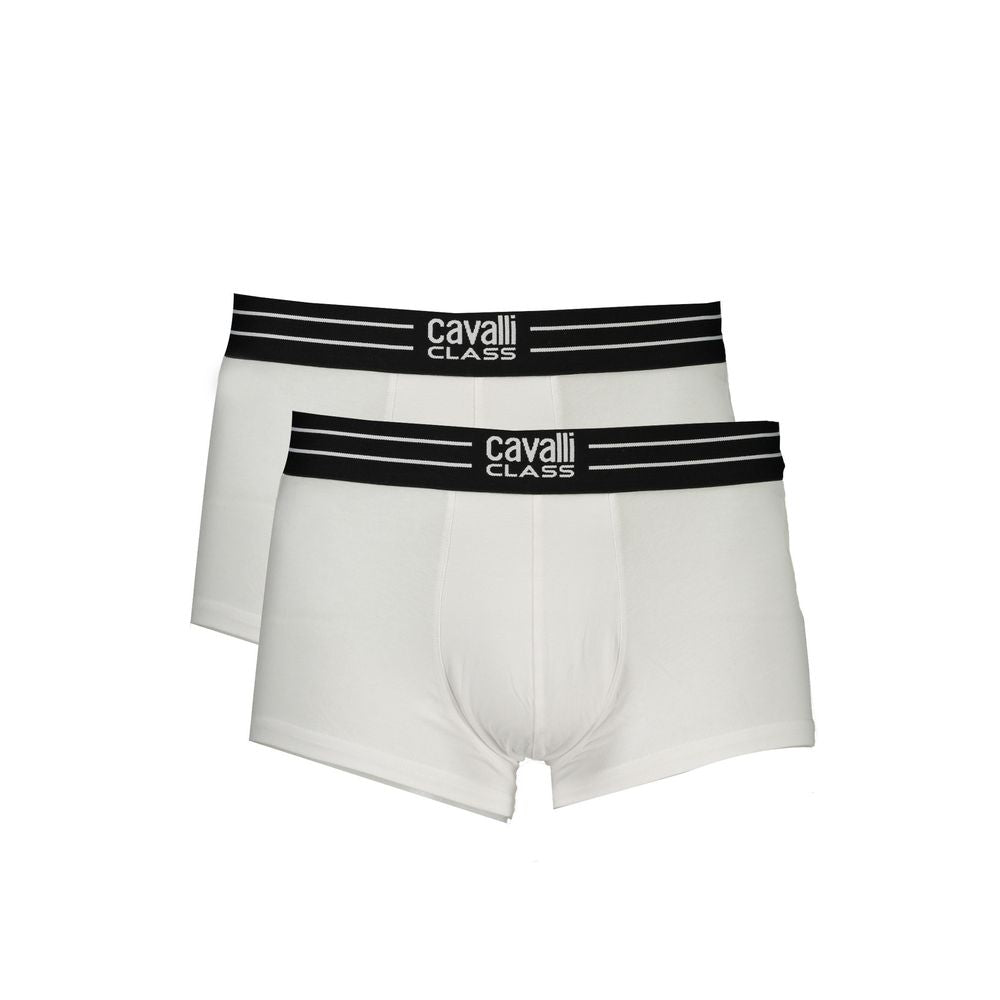 Cavalli Class Witte Katoenen Heren Boxer