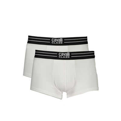 Cavalli Class Witte Katoenen Heren Boxer