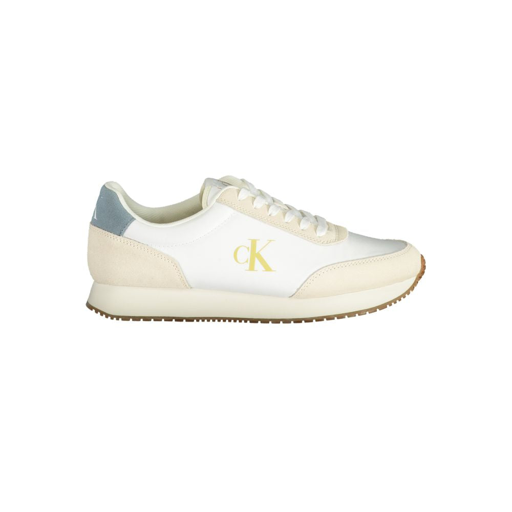 Calvin Klein Witte Polyester Heren Sneaker