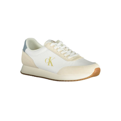 Calvin Klein Witte Polyester Heren Sneaker