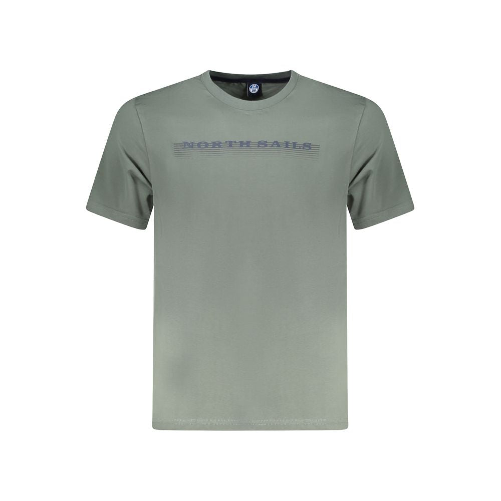 T-shirt homme en coton vert North Sails