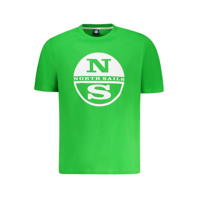 T-shirt homme en coton vert North Sails