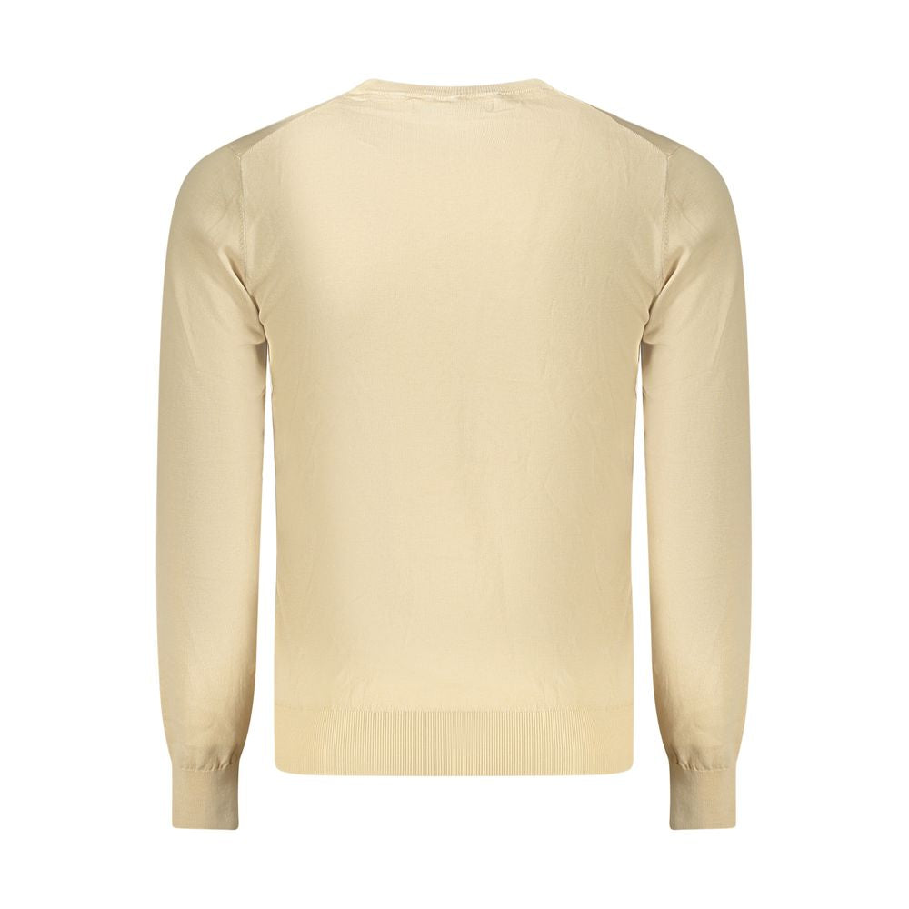 Pull Guess Jeans en coton beige pour homme