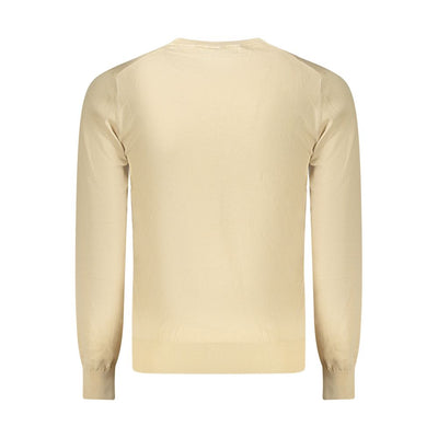 Pull Guess Jeans en coton beige pour homme