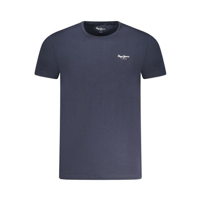 T-shirt homme en coton bleu Pepe Jeans