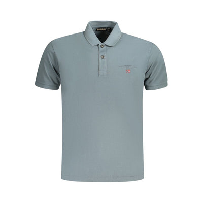 Napapijri Brown Cotton Men Polo Shirt