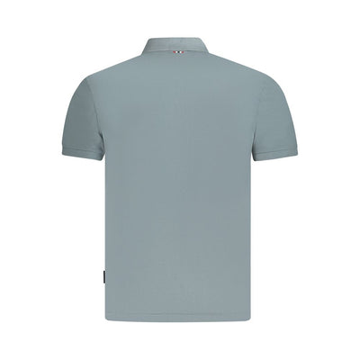 Napapijri Brown Cotton Men Polo Shirt