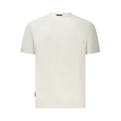 Napapijri Wit Katoenen Heren T-shirt