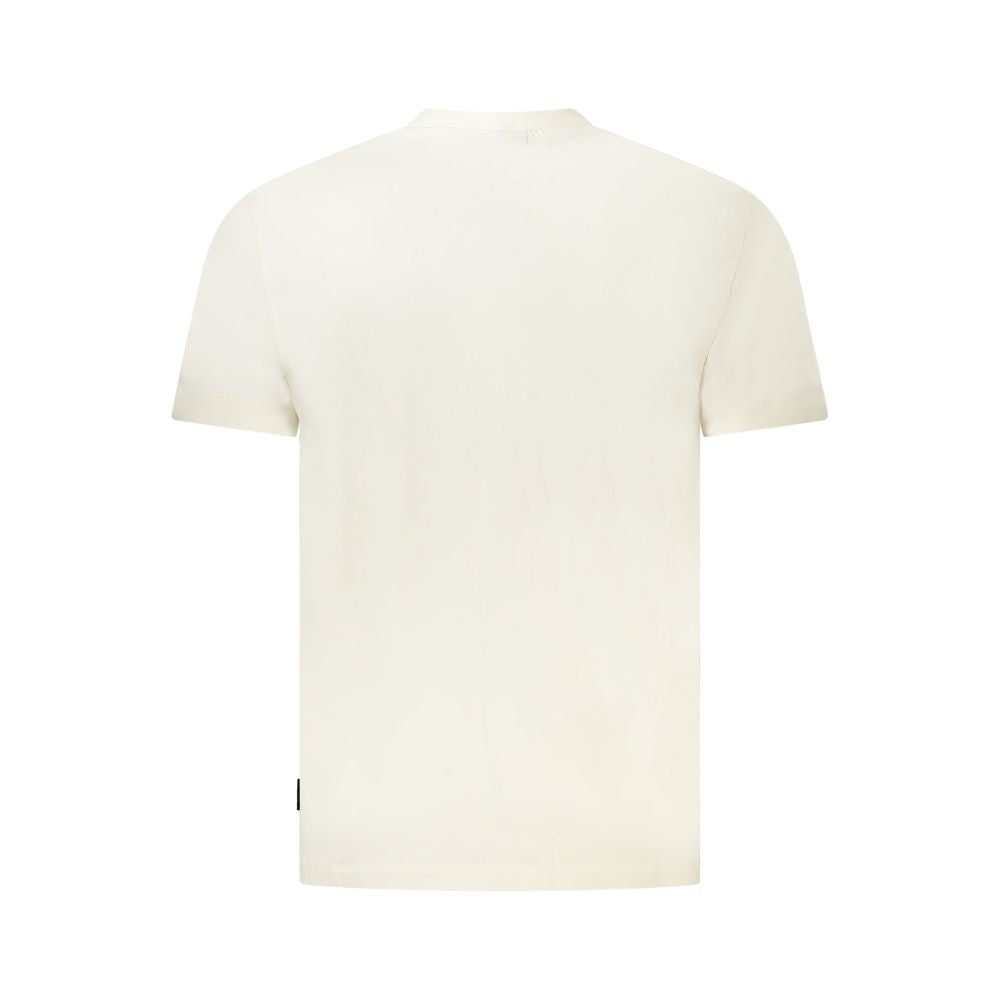 T-shirt blanc en coton Napapijri pour homme