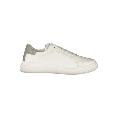 Calvin Klein witte polyester sneaker