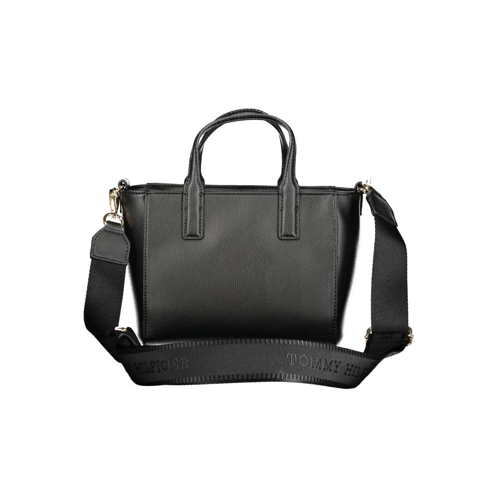Sac à main Tommy Hilfiger en polyester noir pour femme