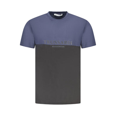 Trussardi Blauw Katoenen Heren T-shirt