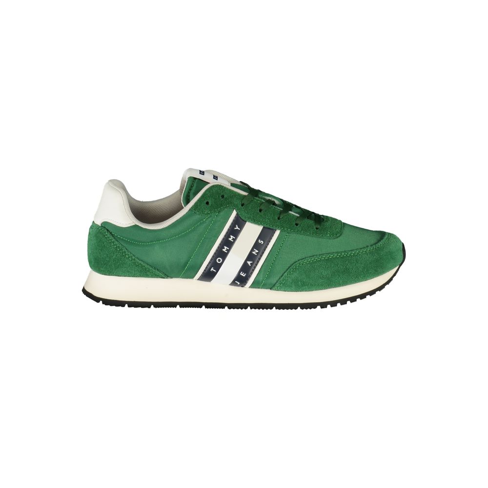 Tommy Hilfiger Groene Polyester Heren Sneaker
