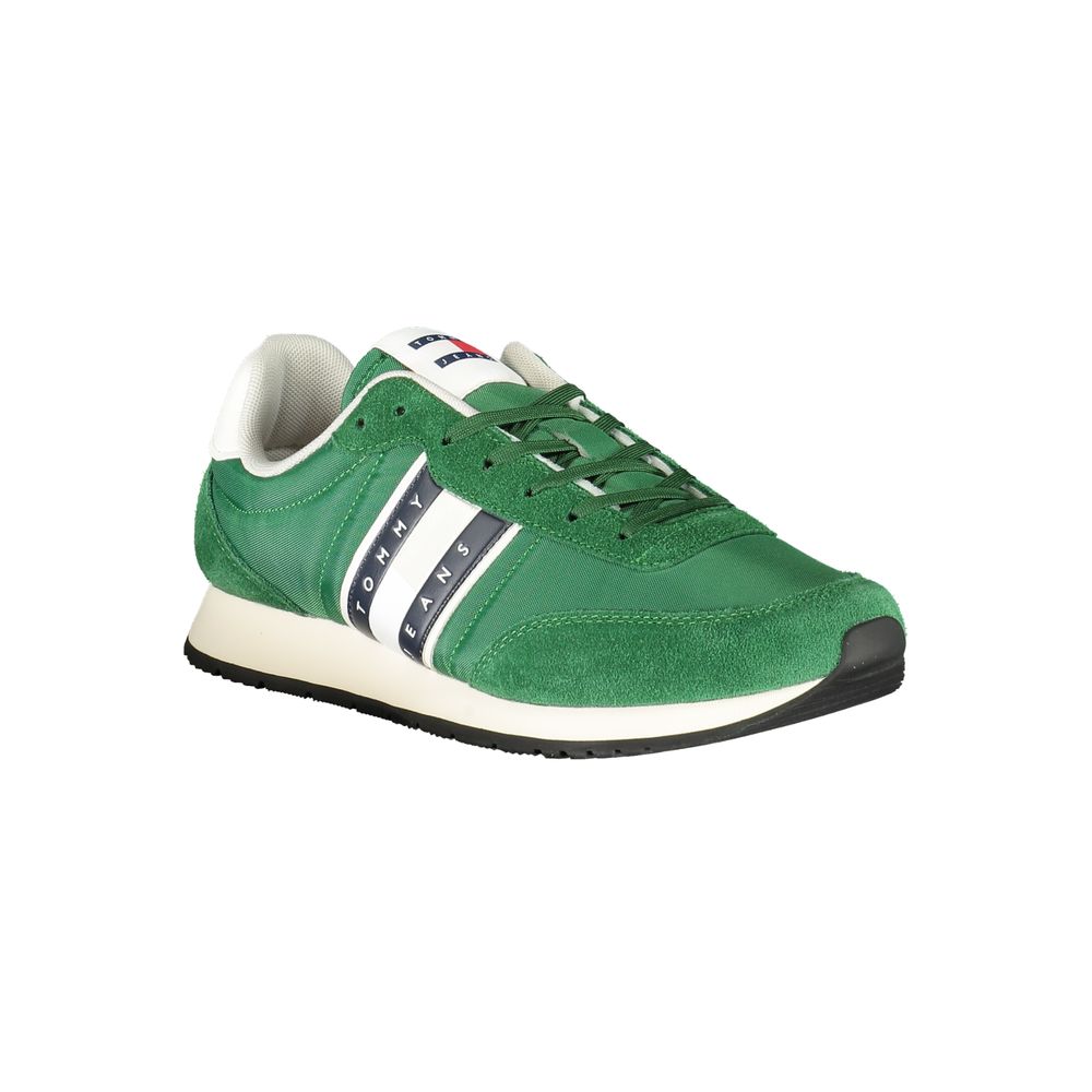 Tommy Hilfiger Groene Polyester Heren Sneaker